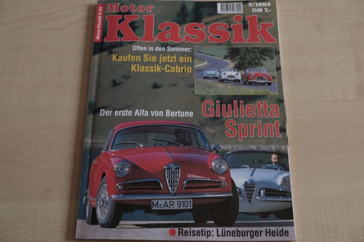 Deckblatt Motor Klassik (05/1994)